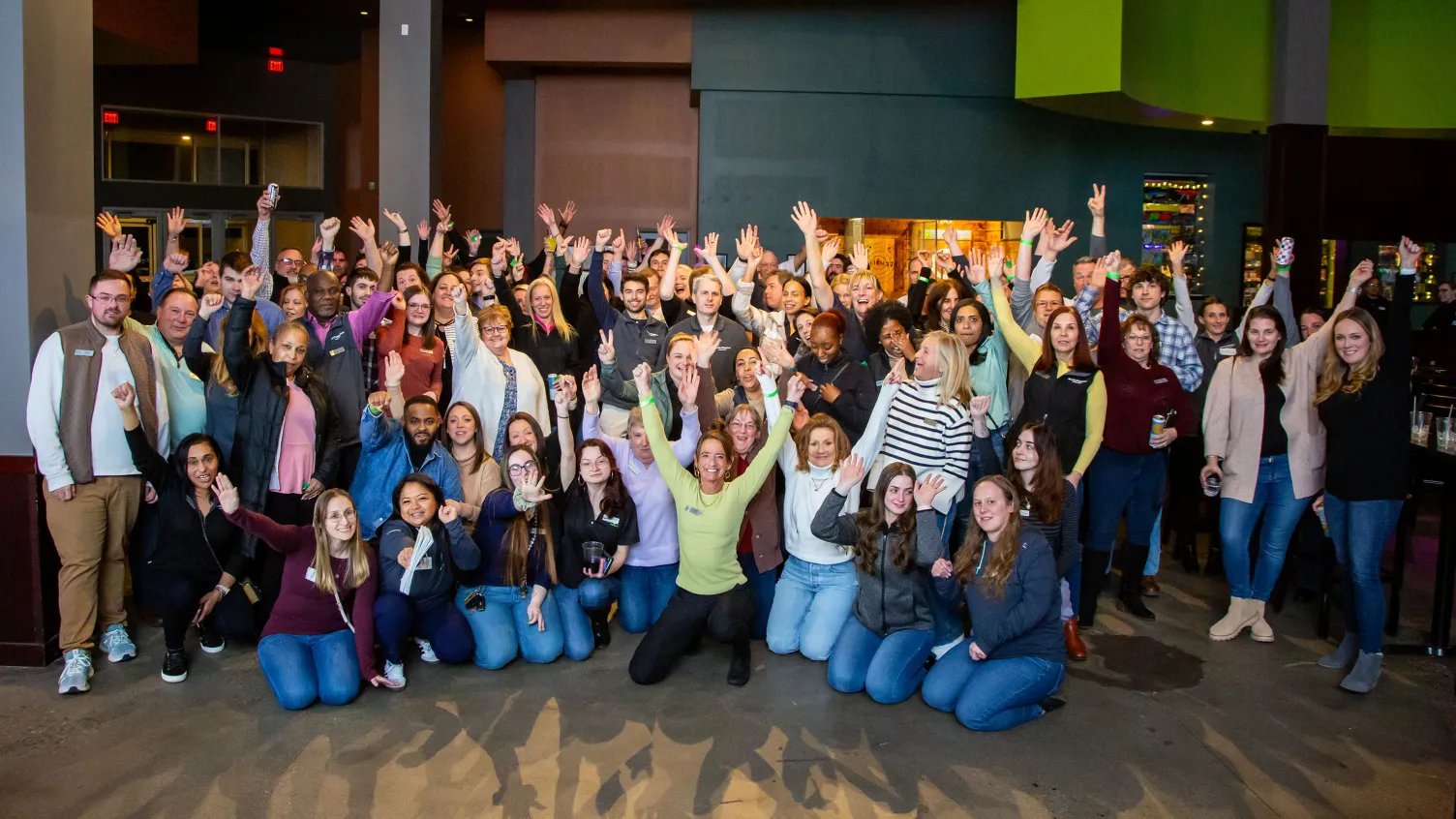North Easton Savings Bank team posing for a team photo